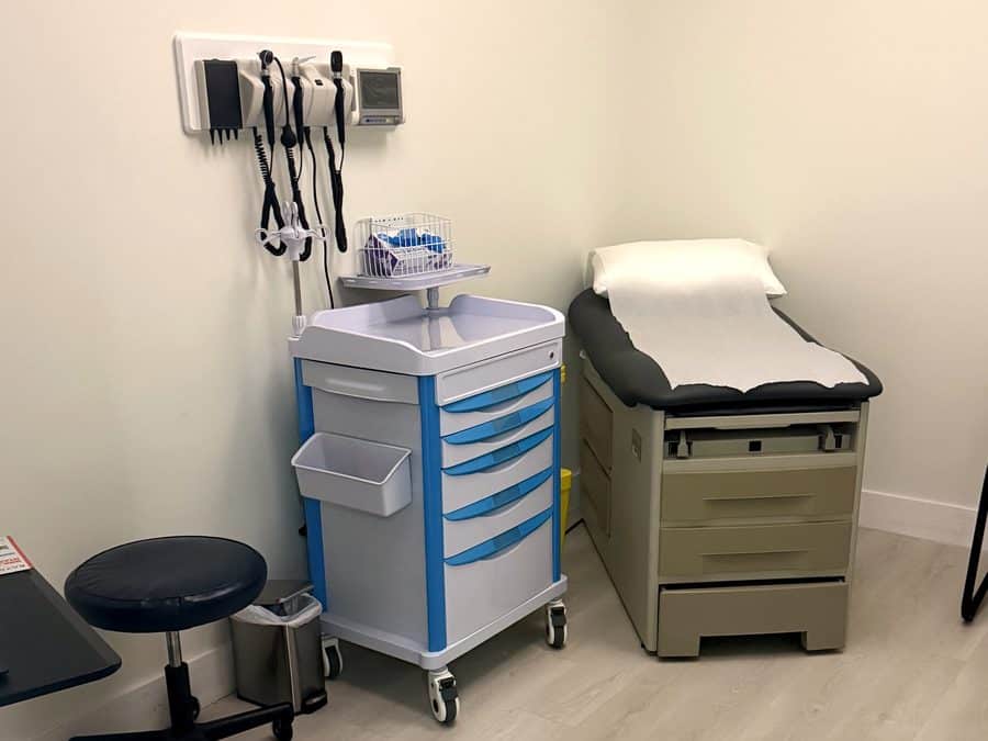 Exam room at Wave Concierge