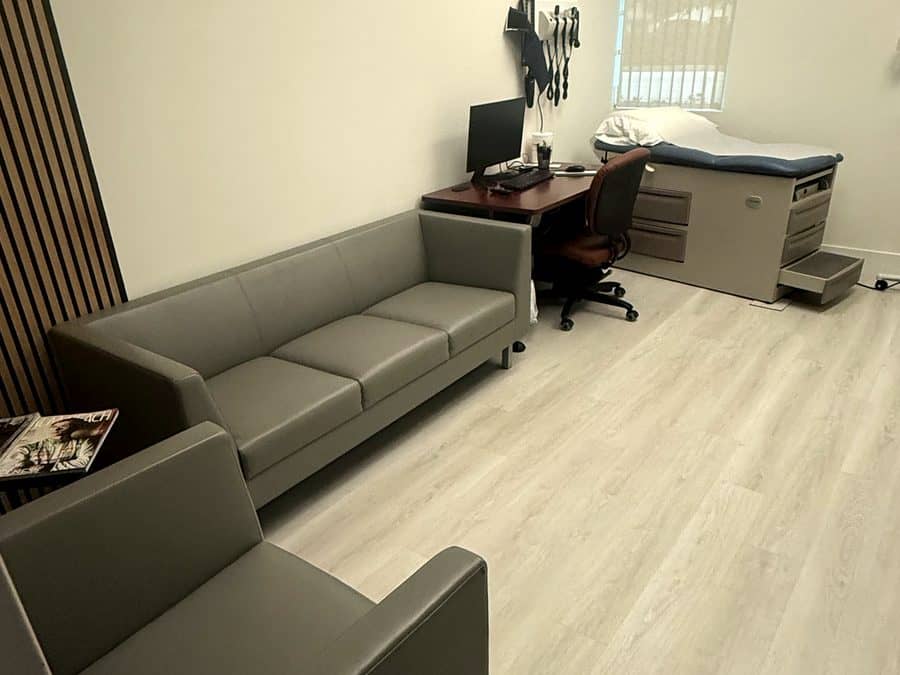 Private exam suite at Wave Concierge