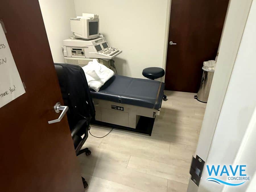 Ultrasound room at Wave Concierge in Boynton Beach